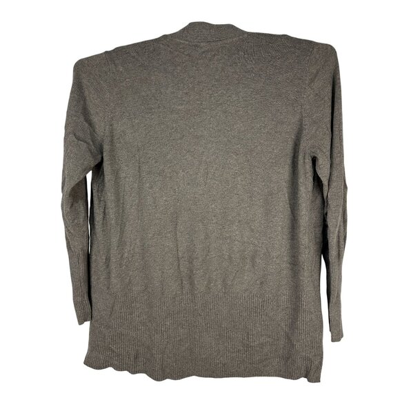 Sonoma Womens Cardigan Sweater Size L Open Front Lightweight Brown Soft - Picture 2 of 8